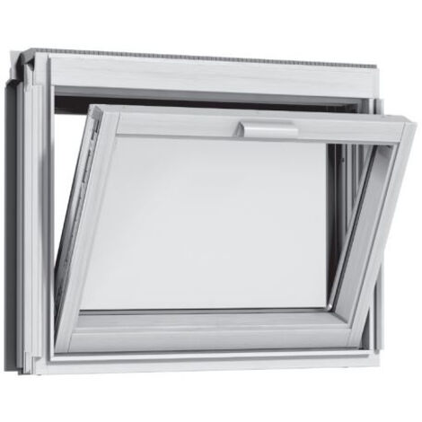 Fenêtre verticale Tout Confort VELUX 78x95 cm - bois peint Whitefinish - VFE MK35 2057