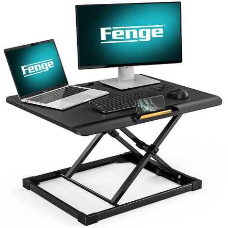 Fenge Réhausseur d'Écran d'Ordinateur Réglable Moniteur Stand en Bois avec  Toiroir,Support d'Ordinateur,Moniteurs,TV,PC,Imprimante - Charge de 25kg -  74-107x 23,5 x 8,9 cm Couleur Chêne G04B1101C : : Informatique