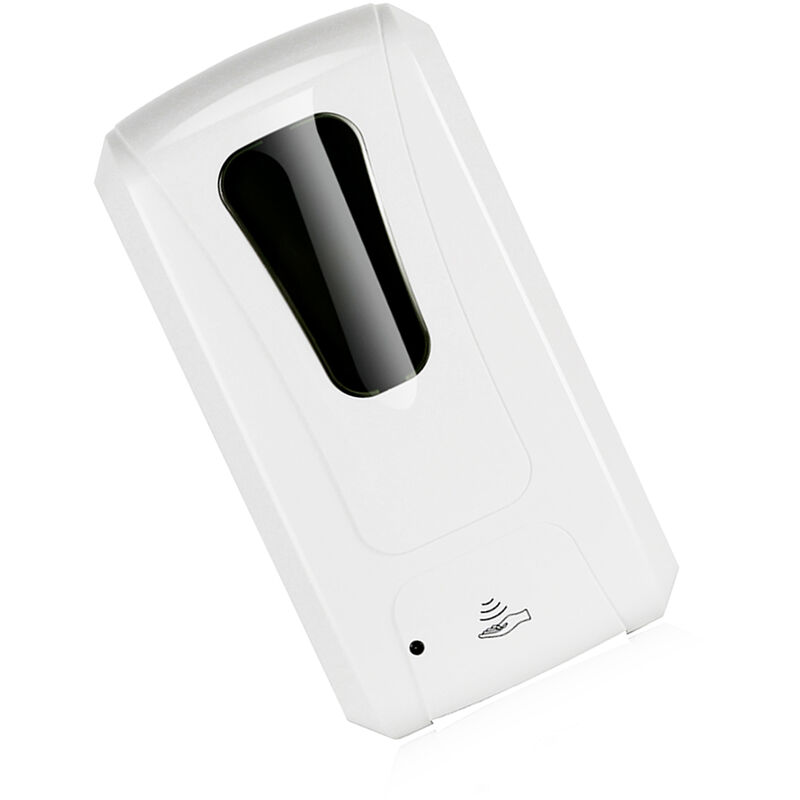 

Fengjie - Dispensador de liquido de limpieza sin contacto para bano, montado en la pared, pulverizador de niebla fina,con lampara UV, 1000 ml,pilas