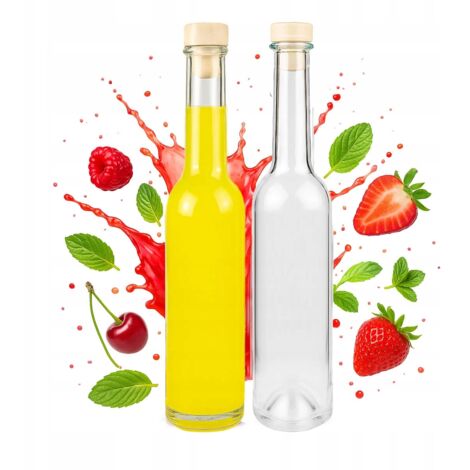 FENICE bottiglia 350ml PER LIQUORI, OLIO D'OLIVA, SUCCO, VINO, LIQUORE, SCIROPPO, REGALO