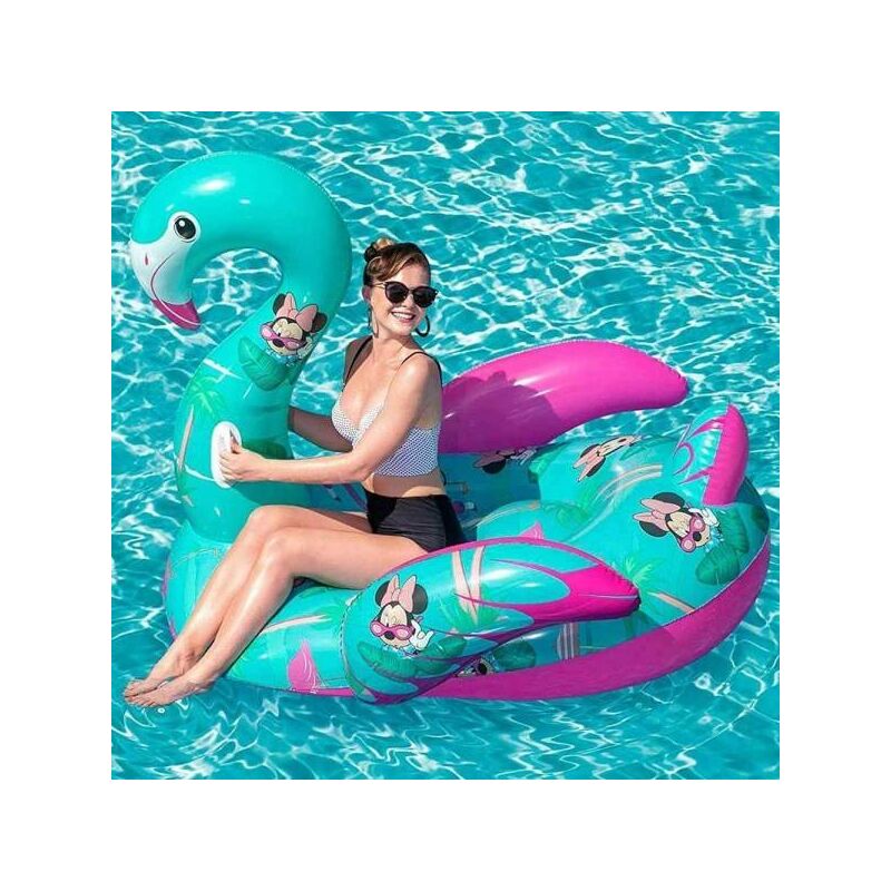 Minnie Flamingo Colchoneta Gigante Hinchable Isla Mar Piscina 174X140X141Cm