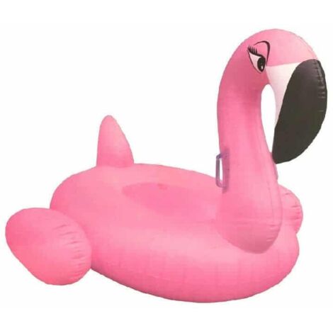 FENICOTTERO GONFIABILE ROSA FLAMINGO GIOCO BAMBINI BIMBI MARE PISCINA 110x90 cm