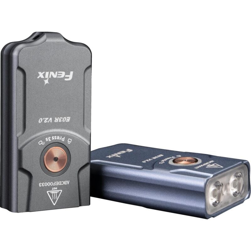 Fenix - E03R V2.0 - Lampe porte-clés en métal - 500 lumens