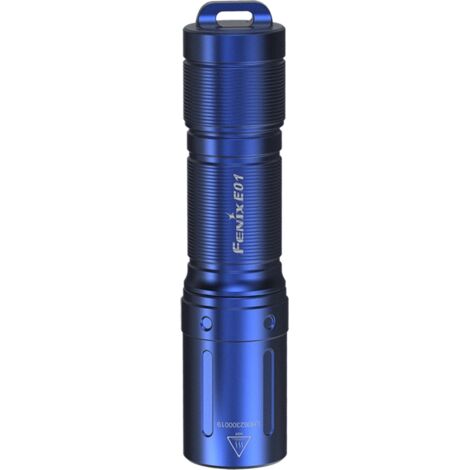 FENIX LED-Taschenlampe E01 V2.0, für den Schlüsselbund, blau