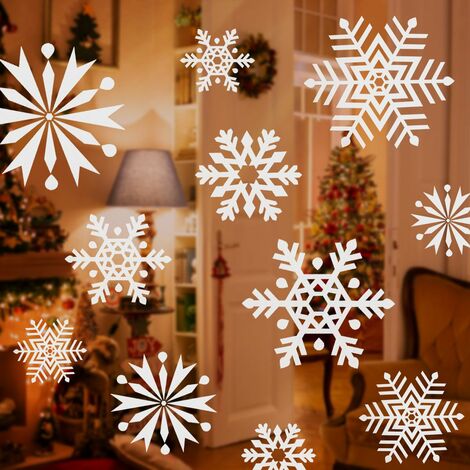 main image of "Fensterbilder Weihnachten Schneeflocken 100 Sticker Set"