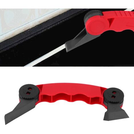 Fensterdichtungsschaber - Strapazierfähiger Kunststoff - Klinge zum Entfernen von Glaskleber (43 mm)