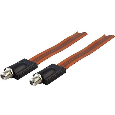 Fensterdurchführung für Koxialkabel ultraflach - 17 cm