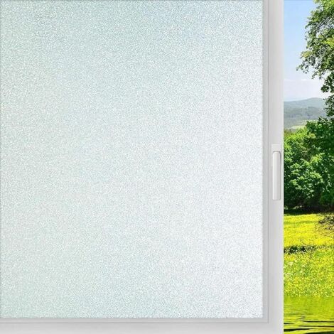 Fensterfolie Blendschutzfolie Statische Fensterfolie Blickdichtes Glas 30cm x 200cm Verdunkelung Anti-UV Fensterfolie