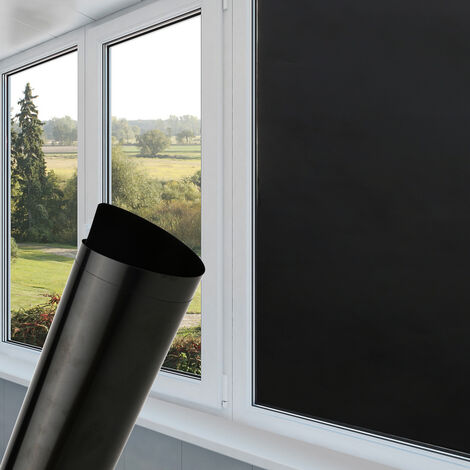 ✓ Schaltbare Folie Schwarz für Fenster