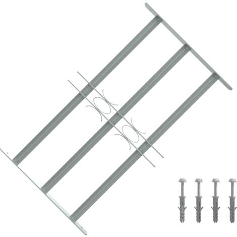 Fenstergitter Verstellbar mit 3 Querstäben 500-650 mm
