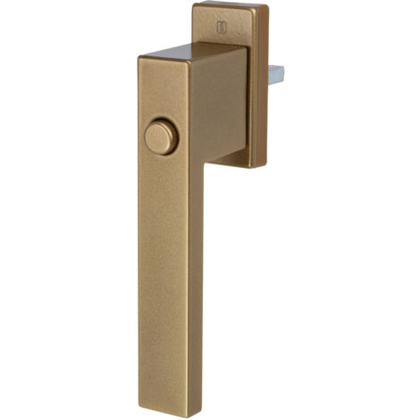 Fenstergriff Fensterolive Rasterolive Kindersicherung Druckknopf Fensterbeschlag Gold