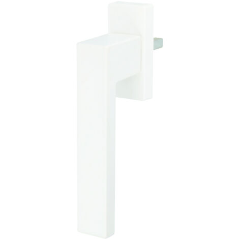 Fenstergriff Rasterolive Fensterolive Aluminium 45° Rasterung exklusives Design Weiss RAL 9016