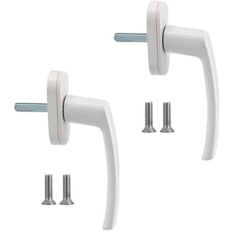 Fenstergriffe aus Aluminiumlegierung, 2-teilig, massiver Aluminiumgriff