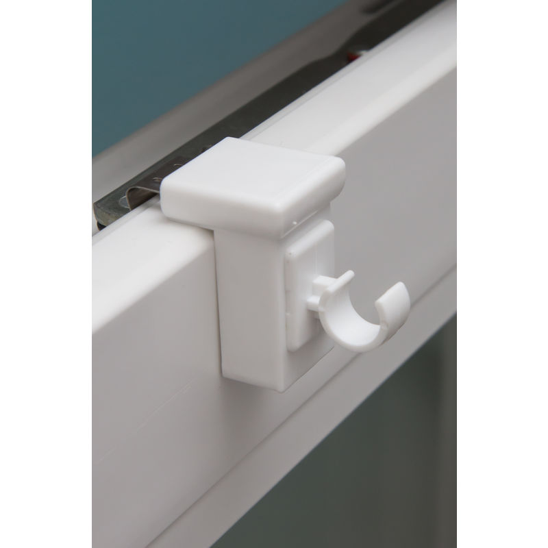 Fensterhaken Weiss Fur Fenster Bis 10 27 Mm Zum Einlegen Von Gardinenstangen Bis 10mm Durchmesser Dekohaken Fensterclip Fur Fensterdekoration Grosse 10 27 Mm 4 Stuck 74184b