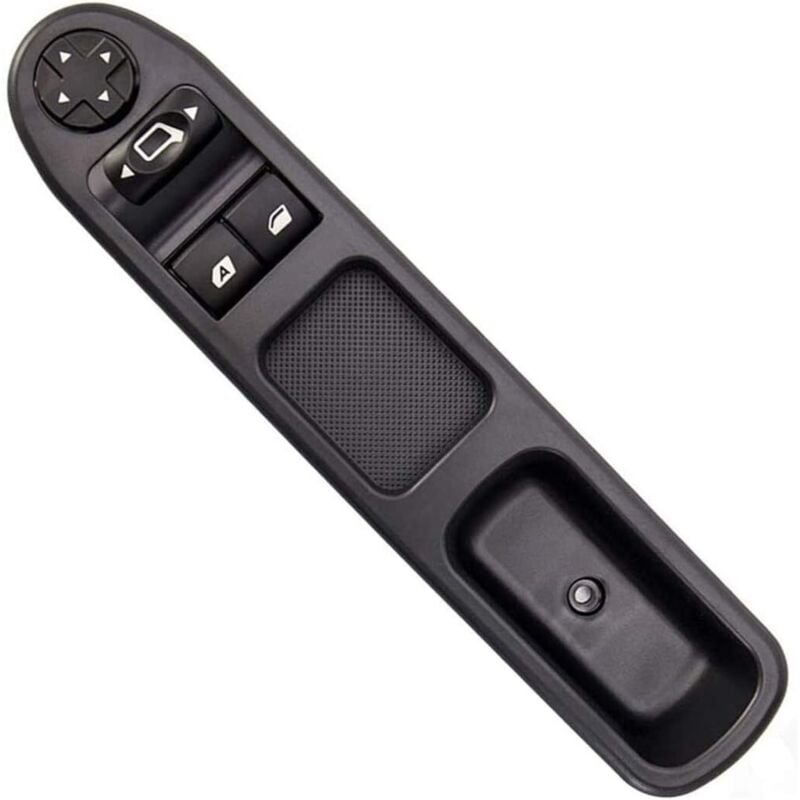 Image of Fensterheber vorne links Rückansicht für Peugeot 207 Citroen C3 6554.QC Bedienknopf schwarz