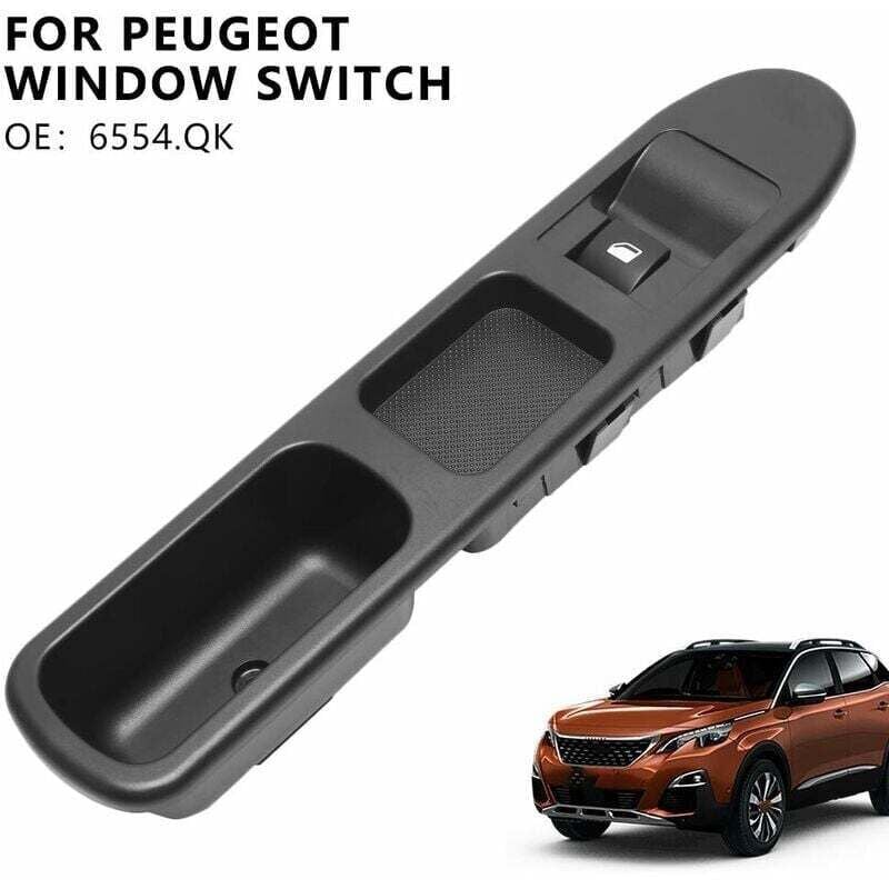 Image of Fensterheberschalter vorne rechts für Peugeot 207 (6-polig) - 6554.QK