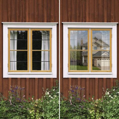 Fensterisolationsfolie, Spiegelfolie, einseitiger UV-Schutz, PET, 100 x 40 cm, 1 Stück