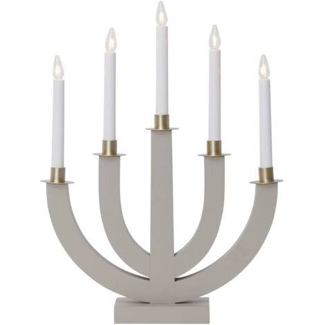 Fensterleuchter "Eli", 5-flammig, beige