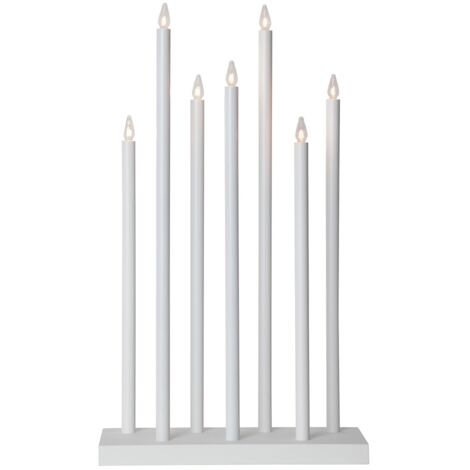 Fensterleuchter "Holy", 7-flammig, weiß