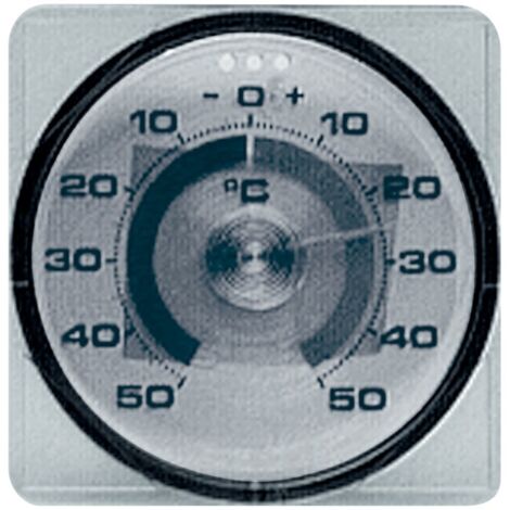 Fensterthermometer Messber.-50 b.50GradC T.17mm Ku.