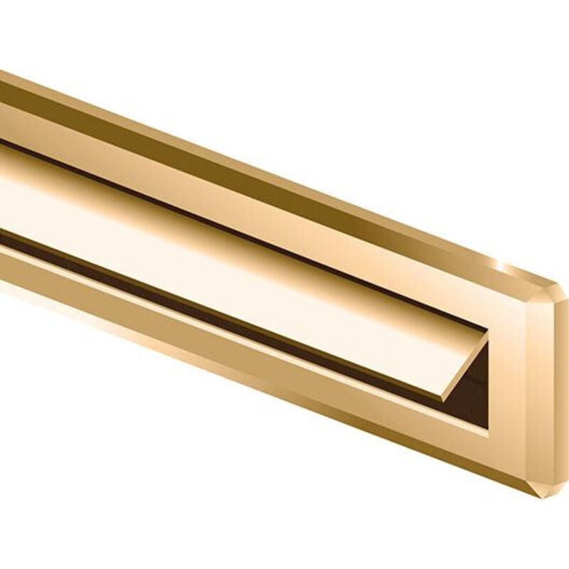 FP - Fente de boîte aux lettres en pvc 345 x 823 cm marron