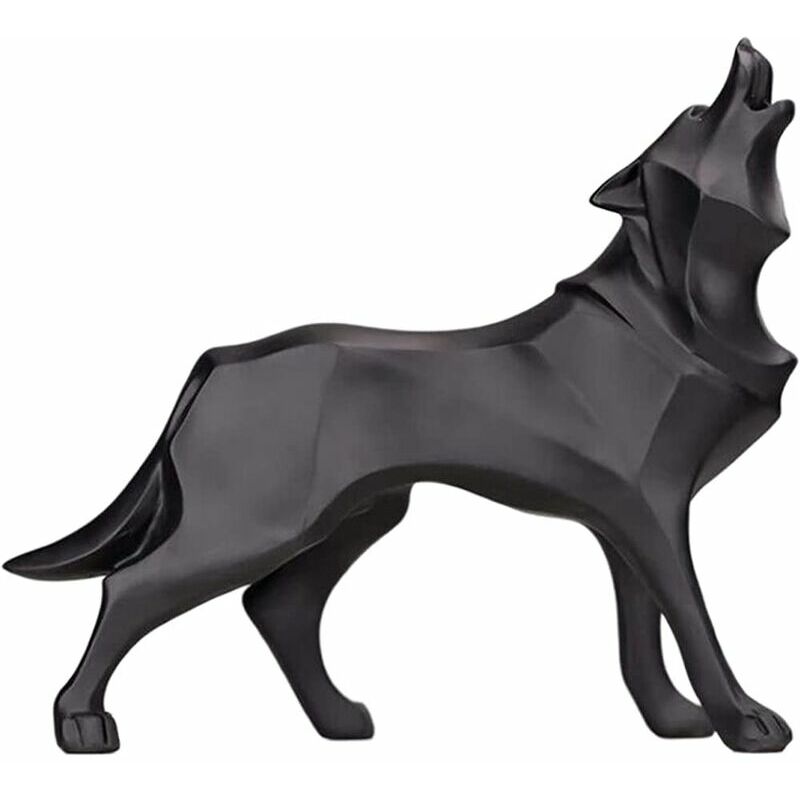Fenteer Resin Statue Figurine Nordic Wolf