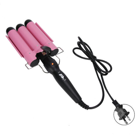 Fer à Boucler 3 Barils 32mm Lisseur Ondulateur Électrique Outil Coiffure 110‑240V Prise US