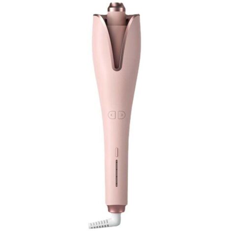 Fer à friser automatique avec 4 réglages de température ajustables, fer à friser rotatif, convient aux cheveux longs et courts.