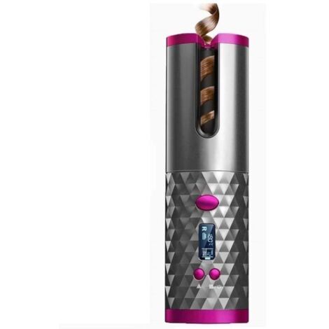 Fer à friser automatique - MEDIA WAVE STORE - Modèle 945126 - Sans fil - Rechargeable USB - 6 températures