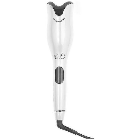 Fer à friser automatique rotatif à air chaud, anti-brûlure, en forme de rose blanche