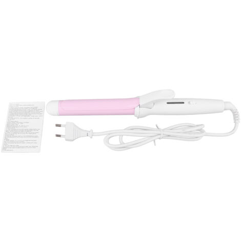 Fer à friser céramique 1 pouce durable pour ondes de frange avec prise EU 220v rose