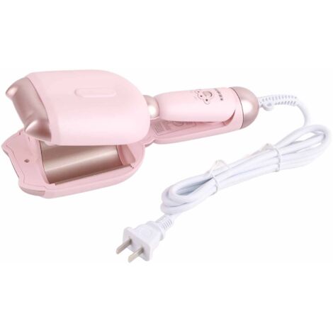 Fer à lisser céramique tourmaline 4 niveaux de température pour boucles durables, 1,3 pouces, 220V, idéal pour étudiants