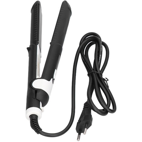 Fer à lisser et boucler 2 en 1, styler rapidement, lisseur et boucleur électrique avec fiche européenne