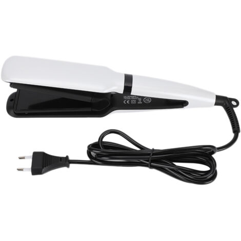 Fer à lisser et boucler LCD 2 en 1, température réglable, prise UE 100-240V, outil de coiffure professionnel