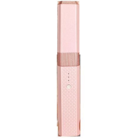 Fer à Lisser et Boucler Sans Fil Rose, Chauffage Rapide, Prévention des Dommages