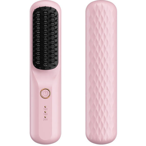 Fer à Lisser Multifonction Alimentation USB Modèle XH-01 Commande Mécanique Puissance 25-39W Tous Types de Cheveux Couleurs Blanc Rose Noir Dégradé