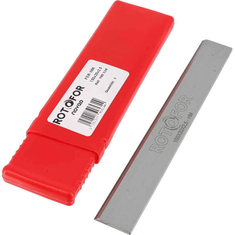 Rotofor - Fer à rabot dégauchisseuse raboteuse combiné pro - Acier hss insert carbure - précision ultime pour bois exigeants - réaffûtable - 410 x 25