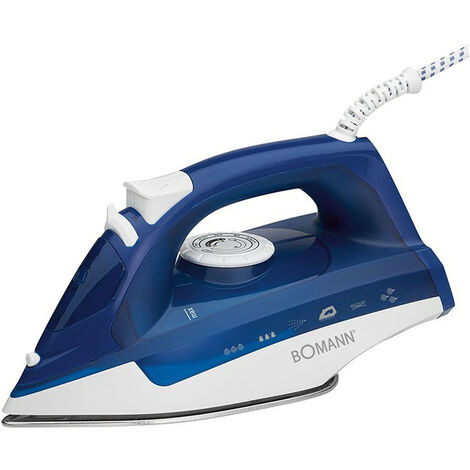 Fer à repasser à vapeur 2200W – 7 fonctions – Débit vapeur 34 buses – Autonettoyant – Système anti-calcaire – Réservoir 250ml – Bomann