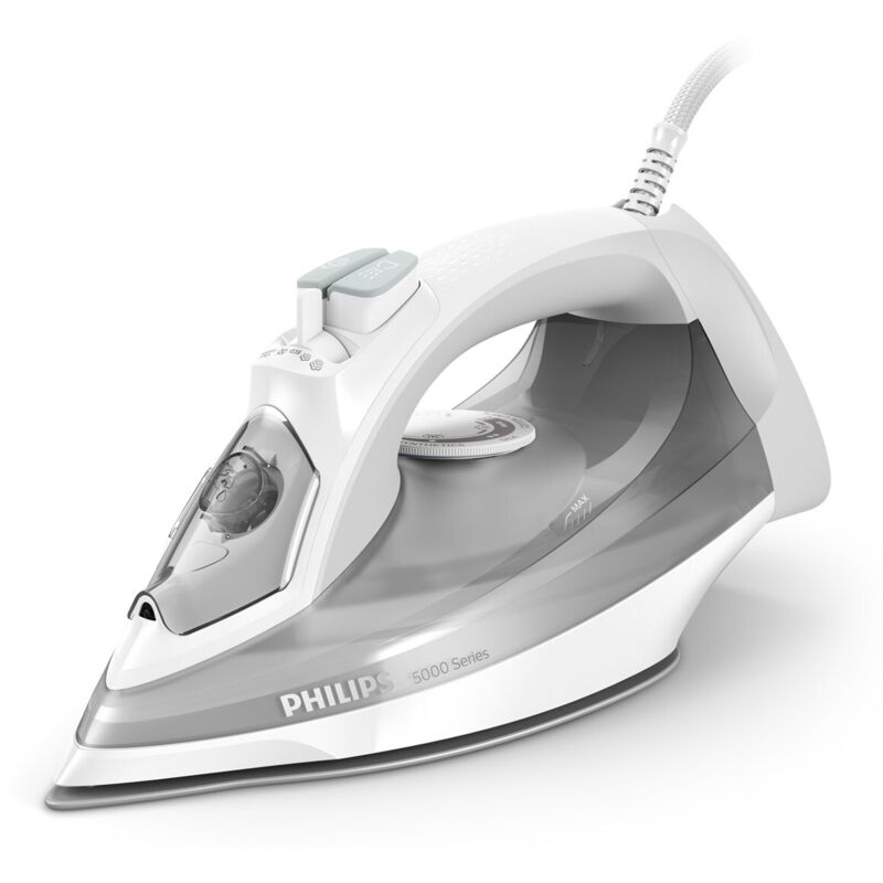 Philips - Iron DST5010 10 SteamGlide plus grey white (DST5010/10)