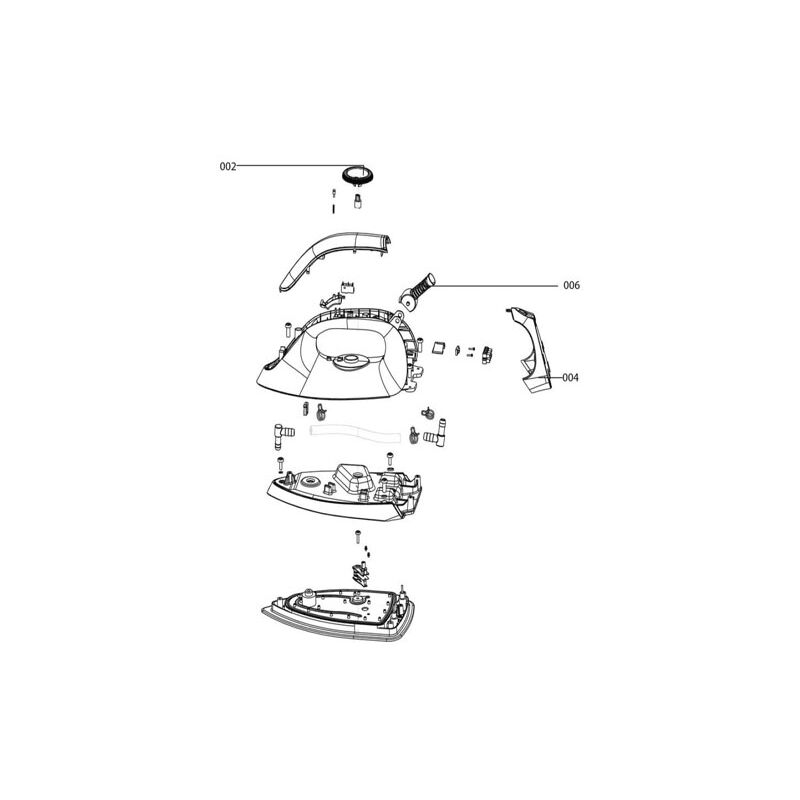 Electrolux - fer a repasser complet pour pieces entretien du linge petit...