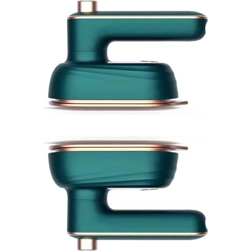 Fer à repasser de voyage de luxe - Mini fer - Pliable - 12,8 x 6,2 cm - Fonction vapeur - Fer à repasser de voyage - Fer à repasser de vacances