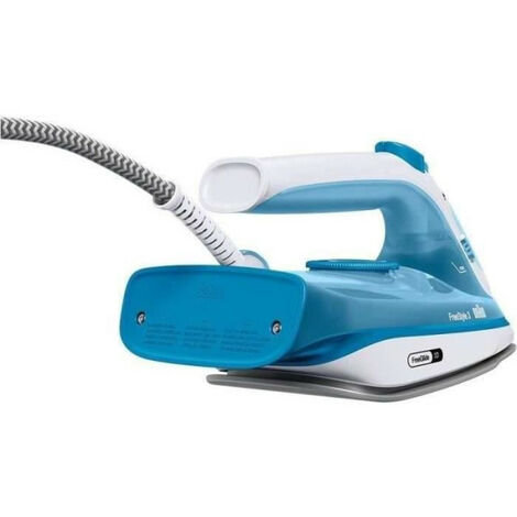 Fer a Repasser Fer a vapeur BRAUN FI3144 BL FreeStyle 3 - Semelle SuperCeramic - Puissance 2400 W - Vapeur constante 45 g/min