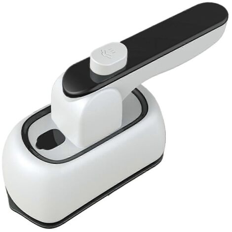 Fer à repasser vapeur portable mini voyage pour vêtements en tissu, blanc, prise européenne