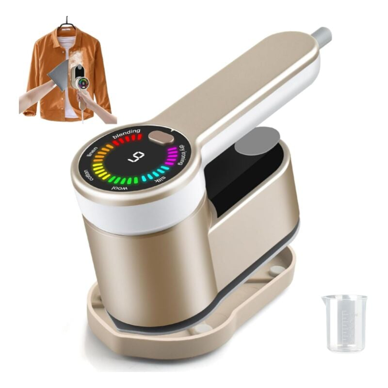 Fer a Repasser Voyage Steamer Defroisseur Vapeur Vertical 2 in 1 Défroisseur Repassage Verticaux Steam Main Repasseur Portable Chemise Mini Vetement