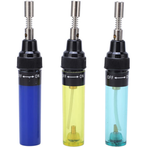 Fer à souder à gaz, beau pistolet à Butane pratique, torche à chauffage rapide, 3 pièces