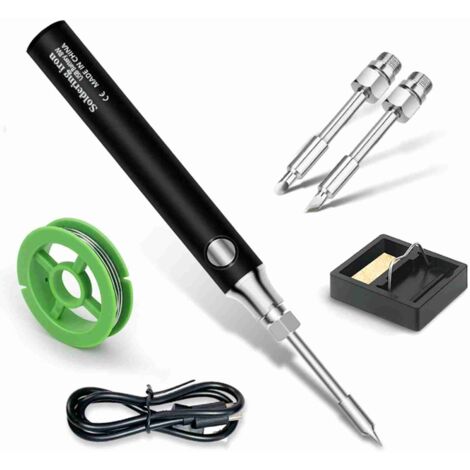 Fer à souder Compact sans fil, Rechargeable par USB, outils de soudage portables plus sûrs, stylo portatif pour bricolage à domicile