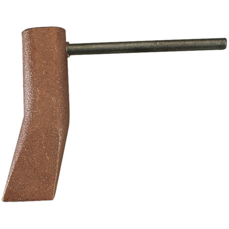 Fer à souder de couvreur en cuivre, en forme de marteau, coudé, Longeur de la broche 90 mm, Poids 500 kg