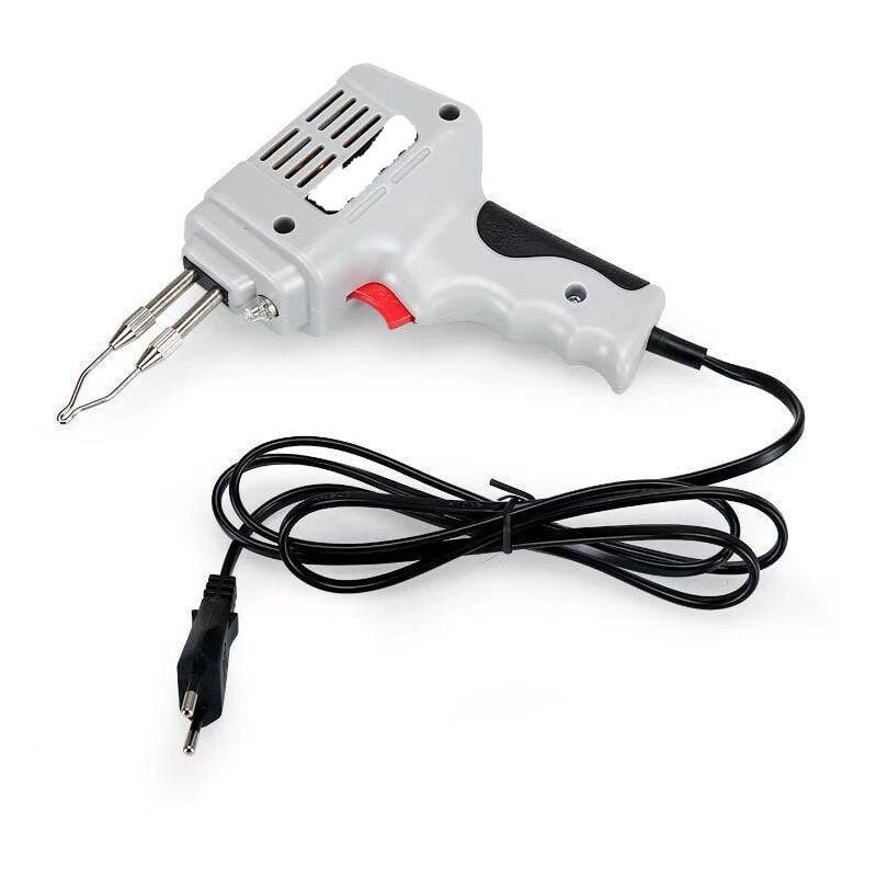 Fer à souder électrique, fer à souder manuel, EU 220 V 100 W, fer à souder électrique avec fil à souder et lumières