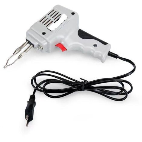 Fer à souder électrique, fer à souder manuel, EU 220 V 100 W, fer à souder électrique avec fil à souder et lumières