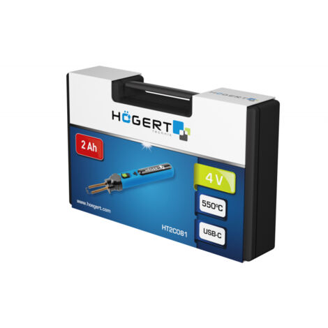 Fer à souder Hogert HT2C081 4 V 1x2 0 Ah accu.